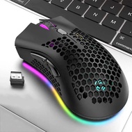 BM600 Rechargeable Gaming Mouse USB 2.4G Wireless RGB Light Ergonomics Gaming Mouse Desktop PC Compu