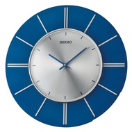 [Powermatic] Seiko QXA800L QXA800 Blue Round Wall Clock