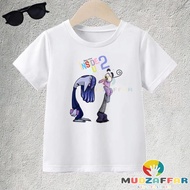 CHILDREN'S T-SHIRT INSIDE OUT 2 ENNUI X FEAR EMOTIONS CHARACTER