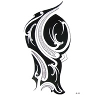 Flower arm tattoo sticker Yuanhua tattoo sticker manufacturer spot wholesale waterproof half-arm tat