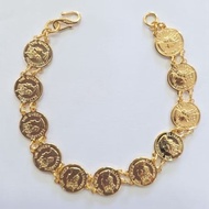 Multi coins design bracelet B 163