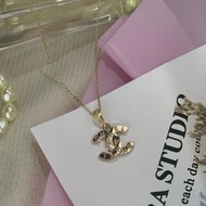 Chanel 金色雙C項鍊