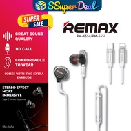 Remax RM-655a/RM-655i Type-C IP Metal Wired Earphone for Music &amp; Call