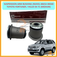 SUSPENSION ARM BUSHING (NUVO) 48654-0K040 TOYOTA FORTUNER / HILUX 04-15 (MEDIUM)