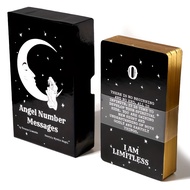 Angel Number Messages Oracle Cards With Gilded Edge Origin, Hardcover Box, Fate Fortune Telling Card Games