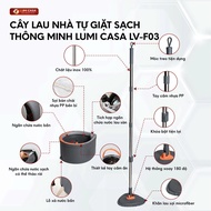 LUMICASA LV-F03 Smart Self-Washing Mop Includes 1 Washing Bucket, 1 Mop, 2 Mop Heads