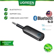 UGREEN Bluetooth 5.0 Audio Transceiver Wireless Receiver Transmitter 3.5mm Aux Adapter Car in-Flight