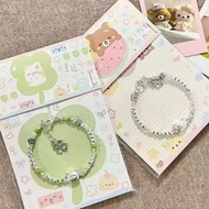 L374 Lucky Clover Bear Pendant Bracelet