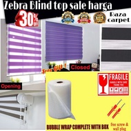 🔥Harga Promosi 🔥 |Bidai Tingkap Modern Zebra Blinds |💥 stock ready 💥 | |Blind Curtain | Zebra Bidai | Home Deco 🏠