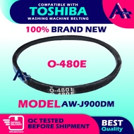 (O-480E) AW-J900DM Compatible With TOSHIBA Washing Machine Belting Washing Machine Belt AWJ900DM AW 