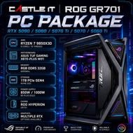 ASUS ROG Hyperion GR701 Ryzen 7 9850X3D RTX 5090 5080 5070 Ti 5070 5060 Ti Gaming PC