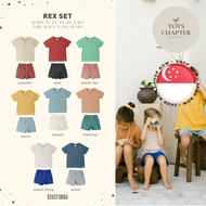 [SG STOCK] BOHOPANNA Rex Set (6-12M 1Y 2Y 3Y 5-6Y 7-8Y 9-10Y) - Children/ Boy/ Girl