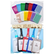 K zone ABS Slide Card Holder Hard Identification Storage Easycard Id Lanyard Card Holder Id Card Hol
