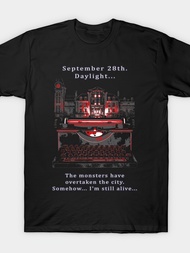 Evil 3 September 28Th Daylight T-Shirt from The Biohazard Game, Featuring Anime Characters