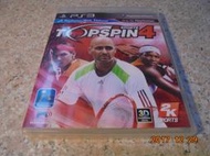 PS3 職業網球大聯盟4 Top Spin 4 亞英版 直購價800元 桃園《蝦米小鋪》
