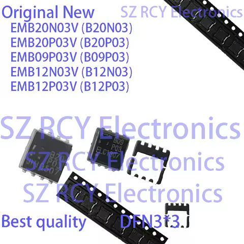 (5-20 PCS)NEW EMB20N03V B20N03 EMB20P03V B20P03 EMB09P03V B09P03 EMB12N03V B12N03 EMB12P03V B12P03 D