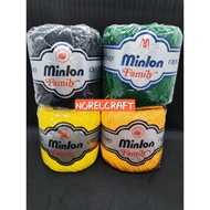 MINLON FAMILY CROCHET YARN / BENANG KAIT MINLON FAMILY HALUS yarn crochet yarn for crochet yarn croc