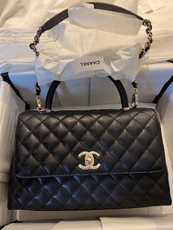 Coco handle medium Chanel caviar black手提包 中號