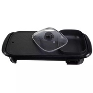 Best Seller 2 in 1 SAMGYUPSAL GRILL SET with HOT POT | Electric Grill Pan | Grill Hot Pot | Samgyups