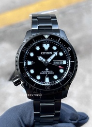 Brand New Citizen ProMaster Automatic Divers Black PVD Watch NY0145-86EE