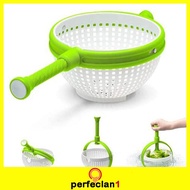 [Perfeclan1] Manual Vegetable Washer and Dryer Fruit Dryer for Spinach Cabbage Onion