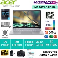 [Best Quality] Laptop Acer Swift 3 Sf314 Intel Evo I7 1165G7 Ram 16Gb