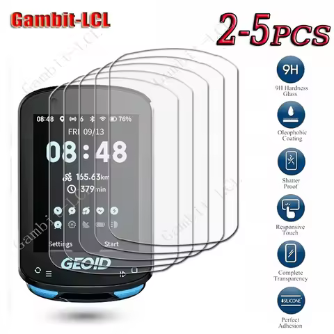 9H HD Original Tempered Glass For Geoid CC600 GPS GeoidCC600 Bike Computer Colorful Screen Protectio