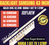 BACKLIGHT TV LCD LED SAMSUNG 43 INCH UA 43M5500-UA 43M5500- UA 43M5600-UA 43M5505 BACKLIGHT TV 43 IN