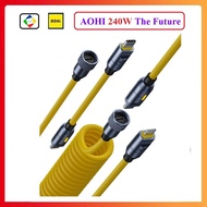 Aohi Future Pro AOC-L016 / USB-C USB4 and C-C 240w Charging Cable Set | GENUINE GENUINE