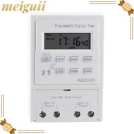 MEIGUII Programmable Timer, 1W Power 30A Digital Timer Switch, Smart Home 1Min - 168H AC 220V Microc