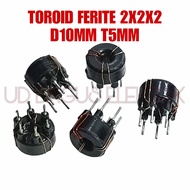 10X FERITE TOROID MAINTOR PLASTIC COVER CORE 2X2X2 CORE CORE D10MM T5MM - TOROID CORE GET 10PCS