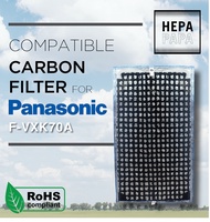 Panasonic F-VXK70A Panasonic PSN-FZXFD70Z Compatible Activated Carbon Filter [HEPAPAPA]