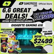 [6.6 Exclusive + Same-Day Delivery] Gigabyte Gaming A16 Laptop — RTX 5070 - 16" FHD+ 165Hz - i7-1362