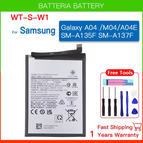 WT-S-W1 New Battery For Samsung Galaxy A04 / M04/ A04E SM-A135F/SM-A137F A14 5G SM-A146U A146B A146P
