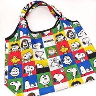 日本 Peanuts Snoopy 史努比 大容量 可摺疊 環保袋 手提包 購物袋 （需訂購）