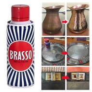 Brasso 400ml 200ml 100ml Metal Polish Handbag Copper Stainless Steel Cookware pengilat tembaga Dll L
