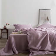 Low priceLiv-Esthete 100% Silk Bedding Set Mulberry Top Grade Silk Sheet Set Beauty Quilt Cover Flat