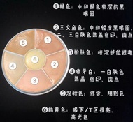 Kryolan德國面具歌劇魅影六色遮瑕盤correction#