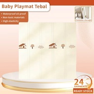 2cm Baby Playmat Tebal 200x180cm Reka Bentuk Baru Boleh Lipat Kalis Air Tikar Merangkak Bayi