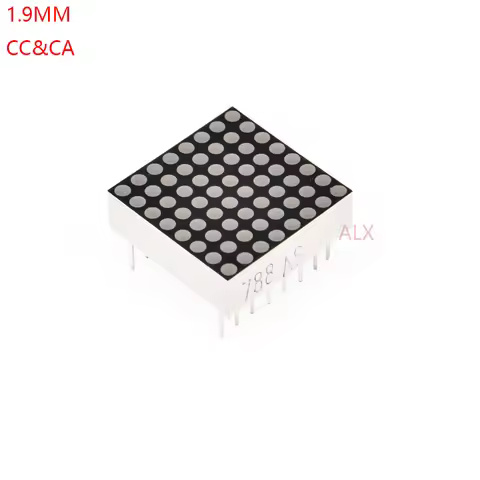 5PCS 1.9mm 8X8 8*8 Red Led Dot Matrix Display Module 20mm*20mm Led Lattice Common Anode/Cathode CC C