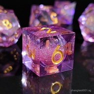 Resin COC Dungeon Dice Set DND Board Game Cthulhu Polyhedral Dice TRPG Dungeons and Dragons dice