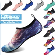 Unisex Water Shoes printing Barefoot Swim Pool Beach Aqua Socks Quick-Dry Beach shoes Kasut pantai k