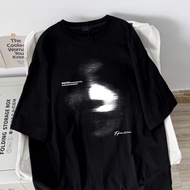 Korean style women clothing | Oversized Crew Neck T-shirt 100% cotton | Portrait print  stylish casu