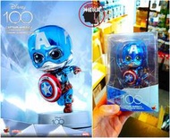 【神經玩具】現貨 Hot Toys 迪士尼100周年 Cosbaby COSB1072 美國隊長 白金款 搖頭娃娃