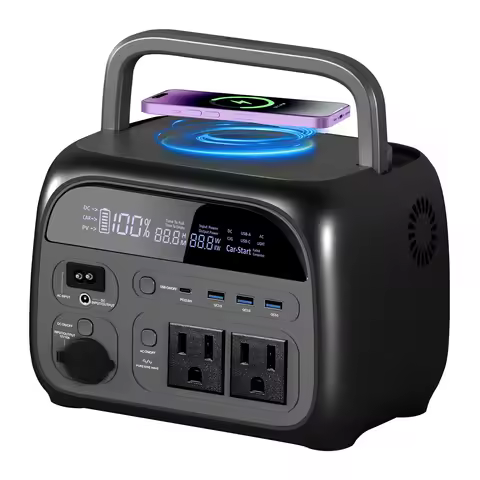 CTOLITY AP400 345WH 500W Portable Power Station Camping Solar Generator 108000mAh LiFePo4 Battery En