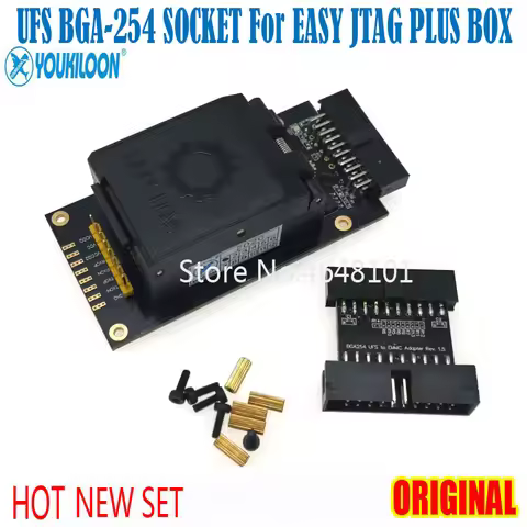 2025 New ORIGINAL Easy-Jtag eMMC Socket UFS BGA-95,153,254 Socket/EMMC 254(EMMC +UFS 2 IN 1) Adapter