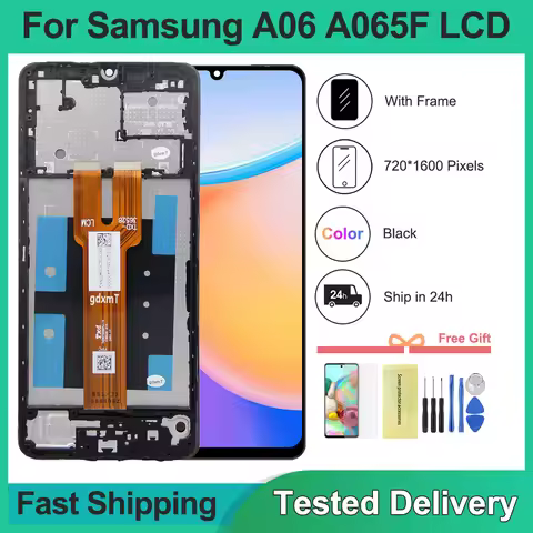 6.7'' For Samsung A06 LCD Display touch screen digitizer Assembly Replacement For Samsung A065M/DS A