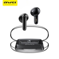 Awei T85 True Wireless Earbuds Bluetooth Earphone 4 Mic ENC Noise Cancelling Gaming Earbud
