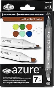 ROYAL BRUSH Azure Marker Set 7/Pkg-Trail Colors