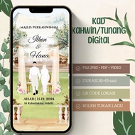 KAD KAHWIN DIGITAL | DIGITAL WEDDING CARD | KAD TUNANG | JEMPUTAN KAHWIN DIGITAL | GARDEN WEDDING